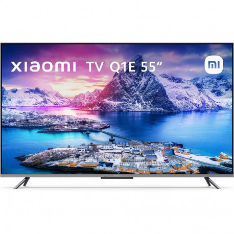 Xiaomi Mi QLED TV Q1E 55  Android 10  4K UHD  Wi-Fi  DVB-T2/C/S2  Black (Nedaudz boj. iepak.)