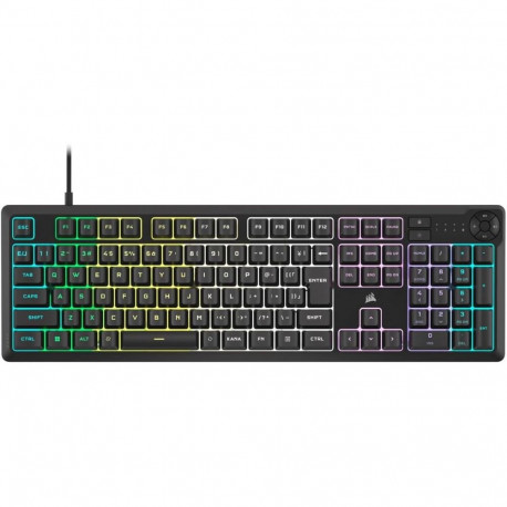 Corsair K55 CORE RGB | Gaming keyboard | Wired | NA | Black | USB 2.0 Type-A