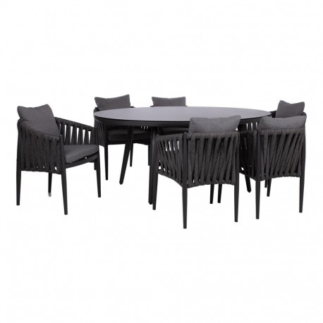 Garden furniture set BRISTOL table and 6 chairs