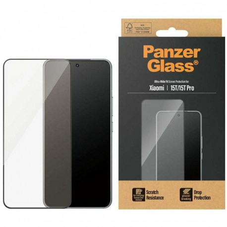 PanzerGlass Screen protector | Xiaomi | 15T/15T Pro | Transparent | Ultra-Wide Fit