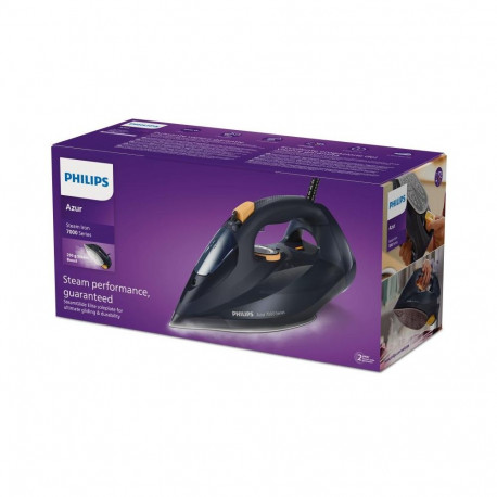 Steam Iron - Philips 7000 Series DST7060/20 3000W Blue/Yellow