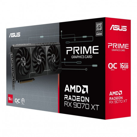 Graphics Card - ASUS Prime RX 9070XT OC 16GB GDDR6 256-bit Triple Fan