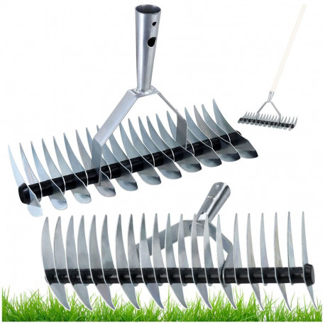 käsitsi muruaerutaja kahepoolsed LEAN 34 cm
