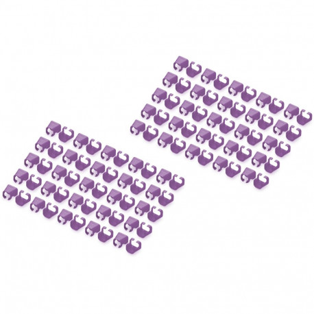"DIGITUS Farbclips für Patchkabel 100 Stk. Violett"