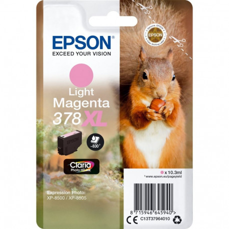 "Epson Tinte 378XL C13T37964010 Hellmagenta bis zu 830 Seiten"