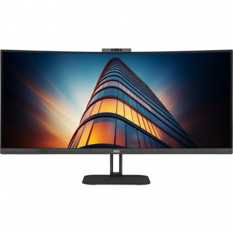 "86cm/34"" (3440x1440) AOC CU34V5CW 21:9 VA 1ms 100Hz HDMI DisplayPort USB-C KVM VESA Speaker Webcam