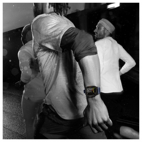 "APPLE Watch Ultra 2 GPS + Cellular 49mm Natural Titanium Case with Blue Trail Loop - M/L"