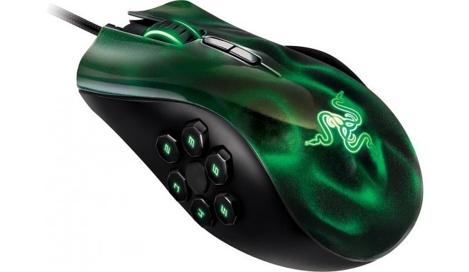 Razer mouse Naga Hex, green