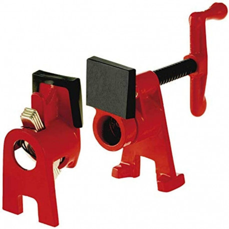 torukruviklamber BPC-H34 3/4" torudele, punane/must