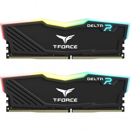 DIMM mälukomplekt TF3D416G3600HC18JDC01 16GB DDR4-3600 (2x8GB) Delta RGB INTEL XMP, must
