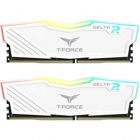 DIMM 16 GB DDR4-3600 (2x 8 GB) Dual-Kit (weiß, TF4D416G3600HC18JDC01, Delta RGB, INTEL XMP)