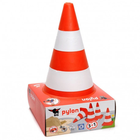 Pylonen Set 4 Stück (orange/weiß)