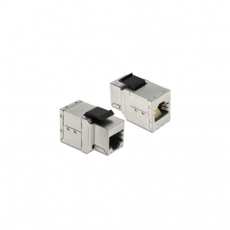 Delock Keystone RJ45 blue-Bu Cat6 metall