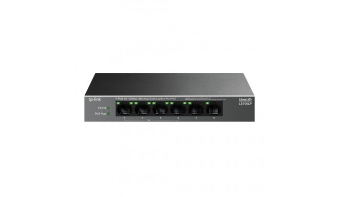 Switch|TP-LINK|LS106LP|PoE ports 4|LS106LP