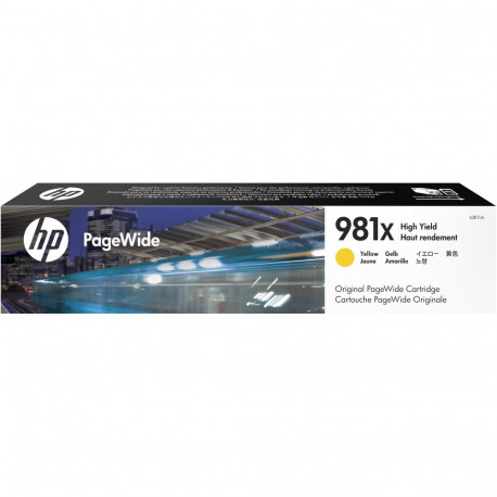 Tint HP 981X L0R11A High Yield Yellow/kollane suuremahuline Pagewide 11000lk PageWide Pro 556 MFP586