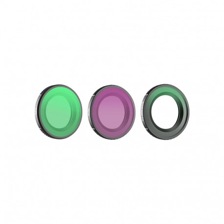 Sunnylife 1/4" lens filters 3 pcs. - Black Mist + CPL + ND16 for Osmo Nano