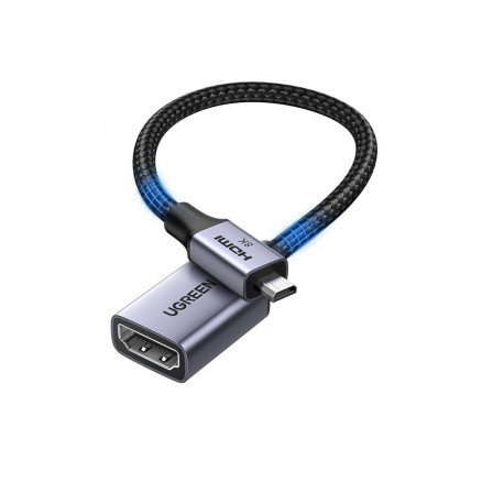 Adapter Micro HDMI to HDMI Adapter, 20cm 8K@60Hz HD182 UGREEN