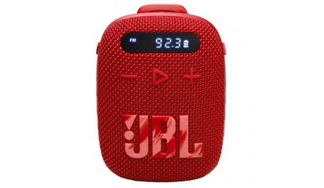 Wireless speaker JBL Wind 3 with handlebar holder red