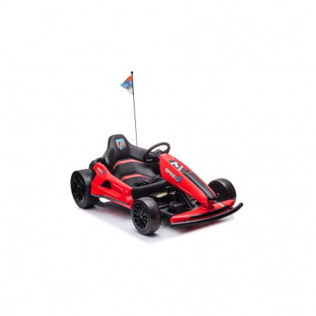 Gokart A035 drift punane akuga