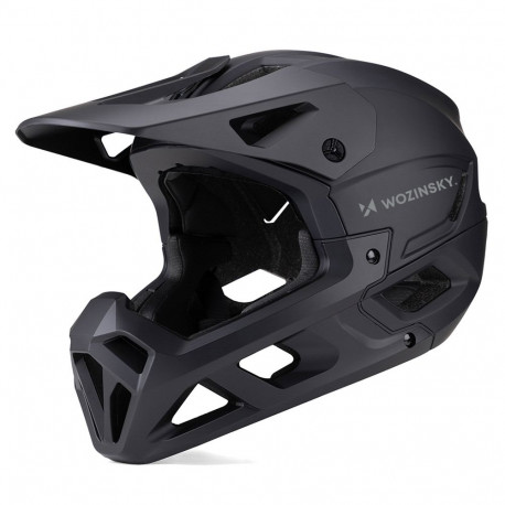 Wozinsky Full Face Bike Helmet with Detachable Visor 60-62 cm - Black