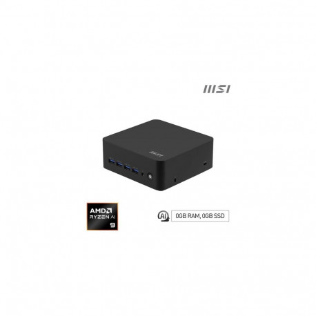 MSI Cubi Z AI 8M AMD Ryzen 9 8945HS, Barebone, NUC, SFF, Mini Computer, HTPC, (NO RAM, NO Storage, N