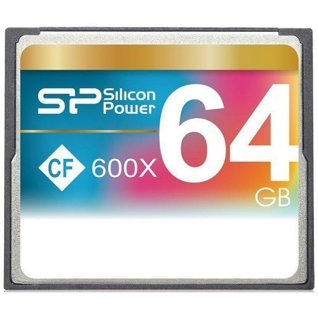 Silicon Power mälukaart CF 64GB 600x