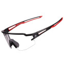Rockbros Rockbros 10173 photochromic UV400 cycling glasses - black and red