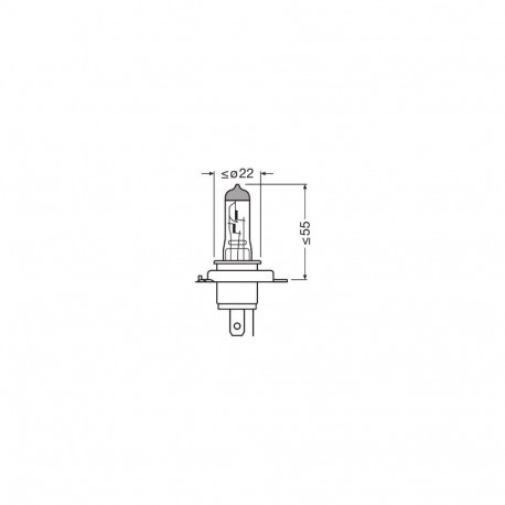 H4 12V 60/55W Night Breaker 22