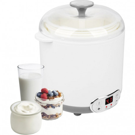 Browin 801013 Jogurti- ja kohupiimamasin, 1.5L, 20-55°C, 1-42h, taimer, termostaat