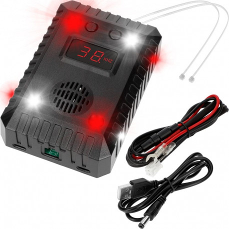 Soens 730721 näriliste peleti, 9-65 kHz, 50-80 m2, 5/12 V, 0.6 W, ultraheli ja LED, automaatrežiim
