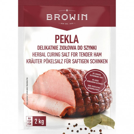 Browin Curing Salt for Delicate Ham 410021, 75 g, suitable for ham