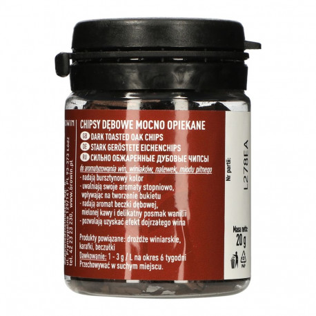 Browin Oak Chips MODEL 405000, 20 g, wine, brandy, tincture, mead aroma