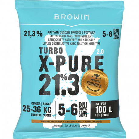 Browin Distillery Yeast 403106, 21.3%, 100L, 0.36kg, 5-6 days