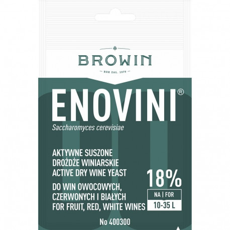 Browin wine yeast 400300, 7g, 35L, dried, red wine, white wine