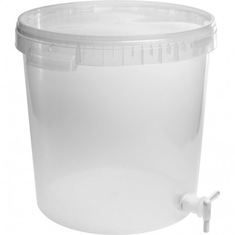 Fermentation container with tap and lid BROWIN 340437, 30 L, polypropylene, BPA-free
