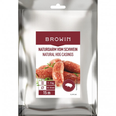 Browin Natural Hog Casings 310609, 15m, 0.15kg, pork casings