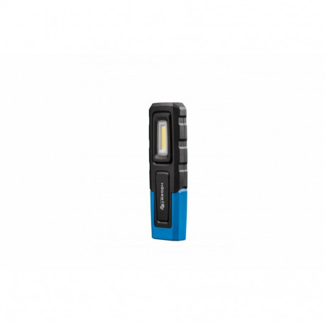 Hogert Workshop Lamp HT1E483, 400lm, 10W, 6500K, 2200mAh, 3.7V, USB-C, IP54, IK07, magnetic, with ho