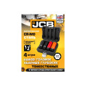1/2" deep hex socket set, JCB, JCB-4032, 17 and 19 mm, CrMo steel