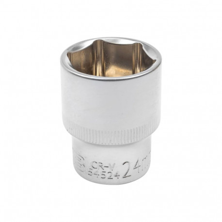JCB JCB-54524, 6-tahuline mutrivõti, 24mm, 1/2DR, CrV, meetriline