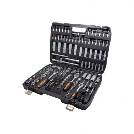 Partner tool set PA-41723-5, 172 pcs, 1/4", 3/8", 1/2", 6-point, 4-32 mm, Cr-V, case