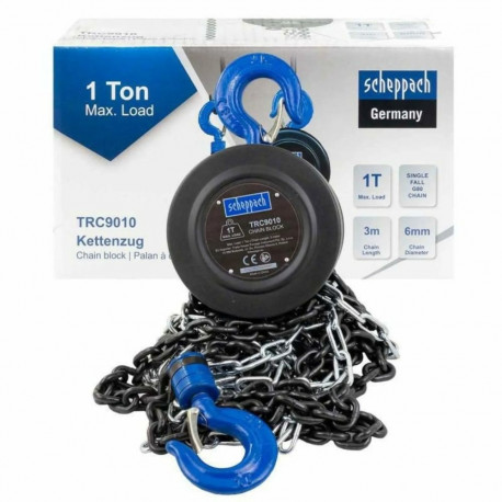 Vints SCHEPPACH SCH-TRC9010 1t 3m kett statsionaarne 360° pööramine süsinikteras