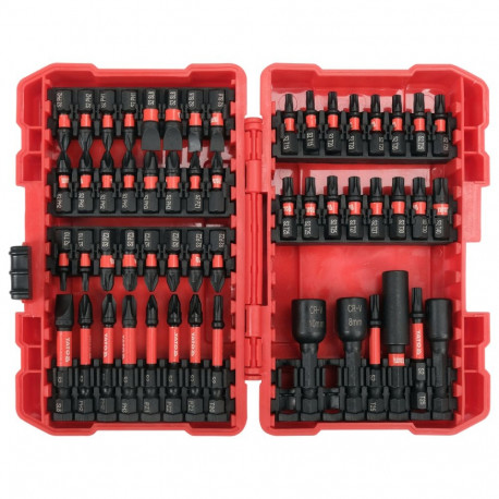 Yato Löögiotsikute komplekt YT-04617, 54tk, S2, 1/4" hoidja, 40 otsikut 25mm, 10 otsikut 50mm