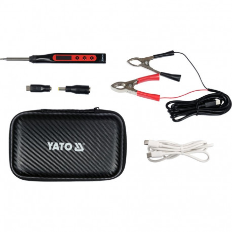 Portable digital soldering iron for electronics soldering T12 USB-C OLED 65W 90-480°C 5-10s YT-82490