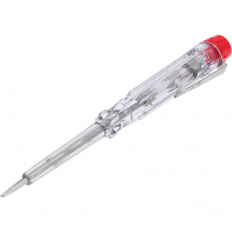 Vorel voltage tester 65233, 140 mm, 125-250 V a.c., flat tip, electric