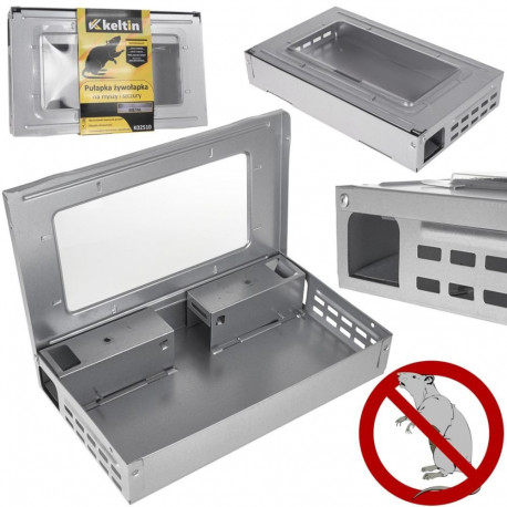 Dzīvo peļu grauzēju slazds humāns un atkārtoti lietojams, K02510, Keltin