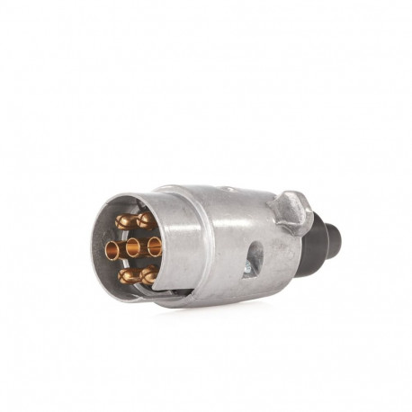Piekabes spraudnis kontaktdakša 7-PIN 12V, alumīnijs, G02325, GEKO