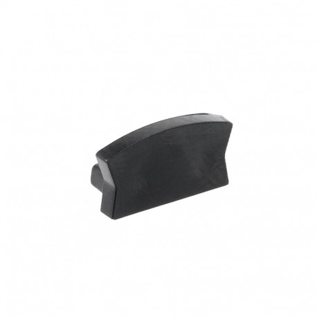 Gtv LED profile end cap PA-ZASGLAXMNK-20M, 10 pcs, black, ABS, GLAX Mini