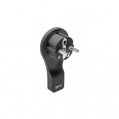Gtv AE-VA1UNI-10 lame elektripistik, 16A, 220-240V, 50-60Hz, IP20, must