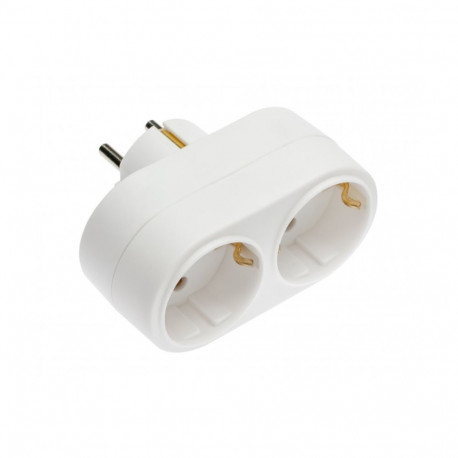 Sadalītājs PE SCHUKO, 2 vietas, AE-SC0102-00 GTV