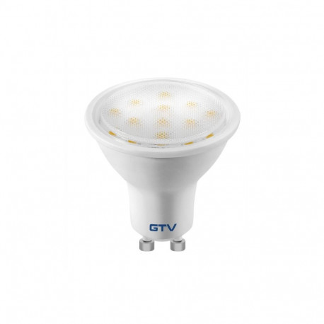LED pirn GU10, 3000K, 4W, 350 Lm, 120°, valge LD-NGU10P-4W GTV